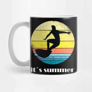 Surfing girl is the best windsurfing Mug